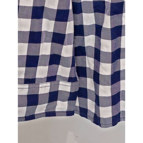 Sun + Stone Long Sleeve Casual/Dress Button Shirt - Blue White - Size- XL - Picture 5 of 13